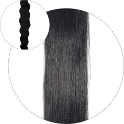 #1 Black, 50 cm, Natural Wave Nail Hair