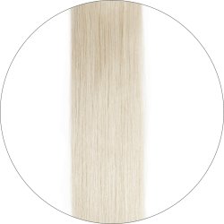 #6001 Extra Light Blonde, 50 cm, Nail hair, Double drawn