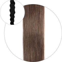 #6 Medium Brown, 50 cm, Natural Wave Nail Hair