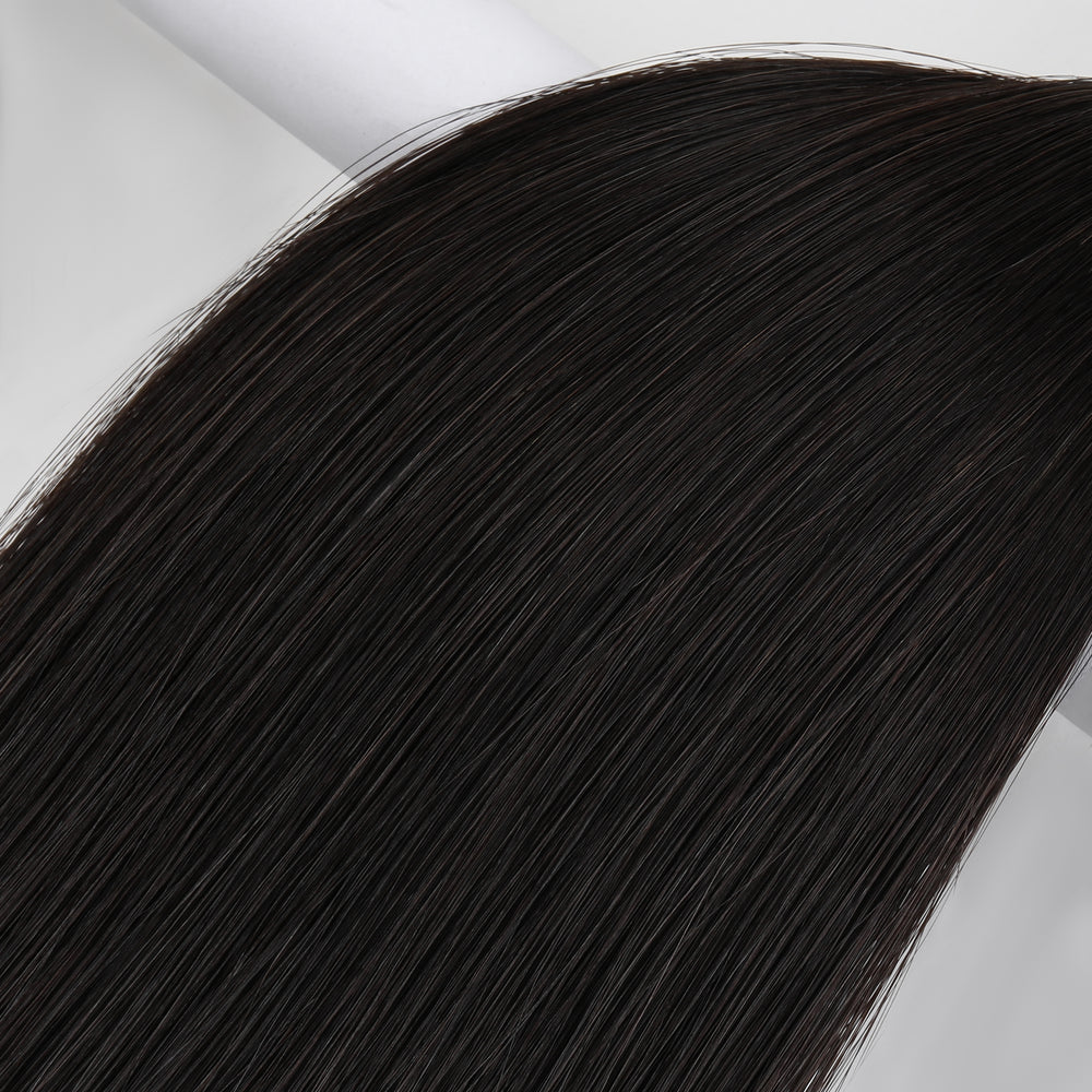 Ring hair - #1B Svartbrun