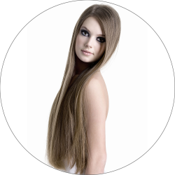 #10 Light Brown, 30 cm, Double drawn Tape Extensions