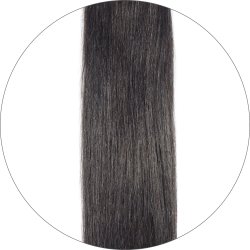 #1B Black Brown, 70cm, 50g , Tape Extensions, Single drawn