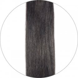 #1B Black Brown, 55cm, 220g, Clip-on Volume