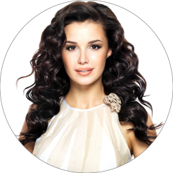 Long Lasting, #1B Black Brown, 50cm, 50g, Hair Weft
