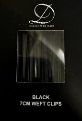 Hair clips - Black - 10 pcs