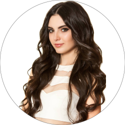 Long Lasting, #2 Dark Brown, 50cm, 50g, Hair Weft