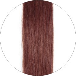 #33 Mahogany Brown, 60 cm, Double drawn Tape Extensions