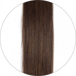 #4 Chocolate Brown, 55cm, 220g, Clip-on Volume