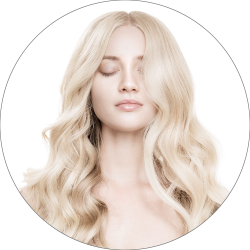 #60A Extra Light Blonde, 70 cm, Double drawn Nail Hair