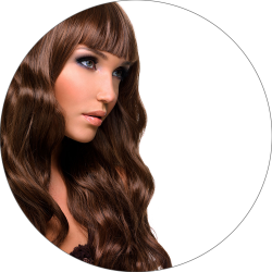 #6 Medium Brown, 60cm, 50g , Tape Extensions, Double drawn