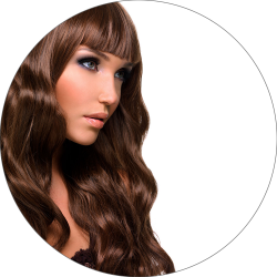 #6 Medium Brown, 60 cm, Tape Extensions, Double drawn