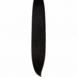#1 Black, 50cm, 50g , Tape Extensions, Double drawn