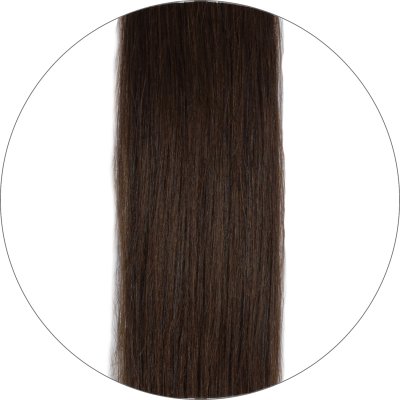 #2 Dark Brown, 60 cm, 110 g, Hair Weft