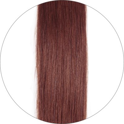 #33 Mahogany Brown, 30 cm, Double drawn Tape Extensions