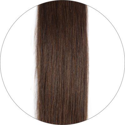 #4 Chocolate Brown, 70 cm, Clip-on