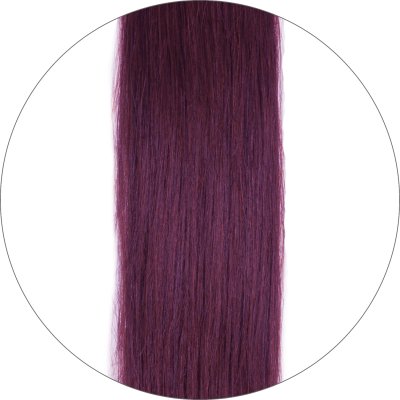 #530 Dark Burgundy, 50cm, 110g, Hair Weft
