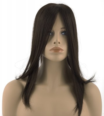 #1B Black Brown, 40cm, 60g, Top Piece