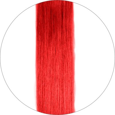 #Red, 60 cm, Double drawn Nail Hair